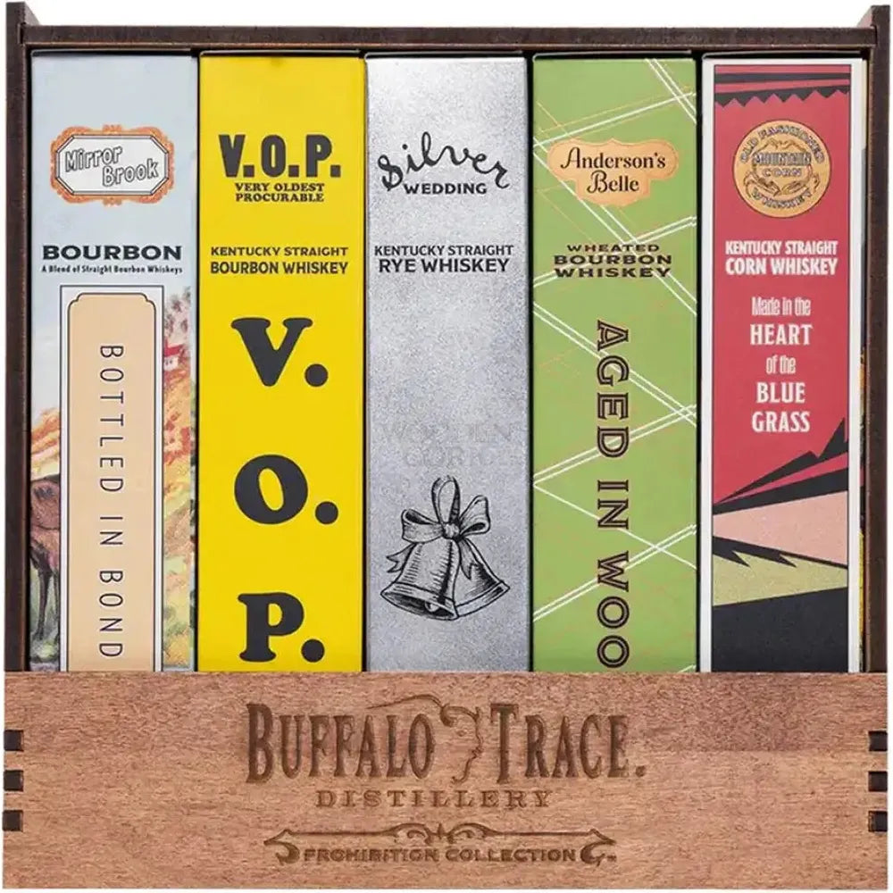 Buffalo Trace 2025 Prohibition Collection 5x375mL with Cigars